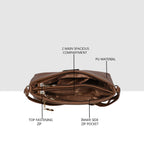 Embossed Elegant Sling Bag For Womens