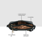 Embossed Elegant Sling Bag For Womens