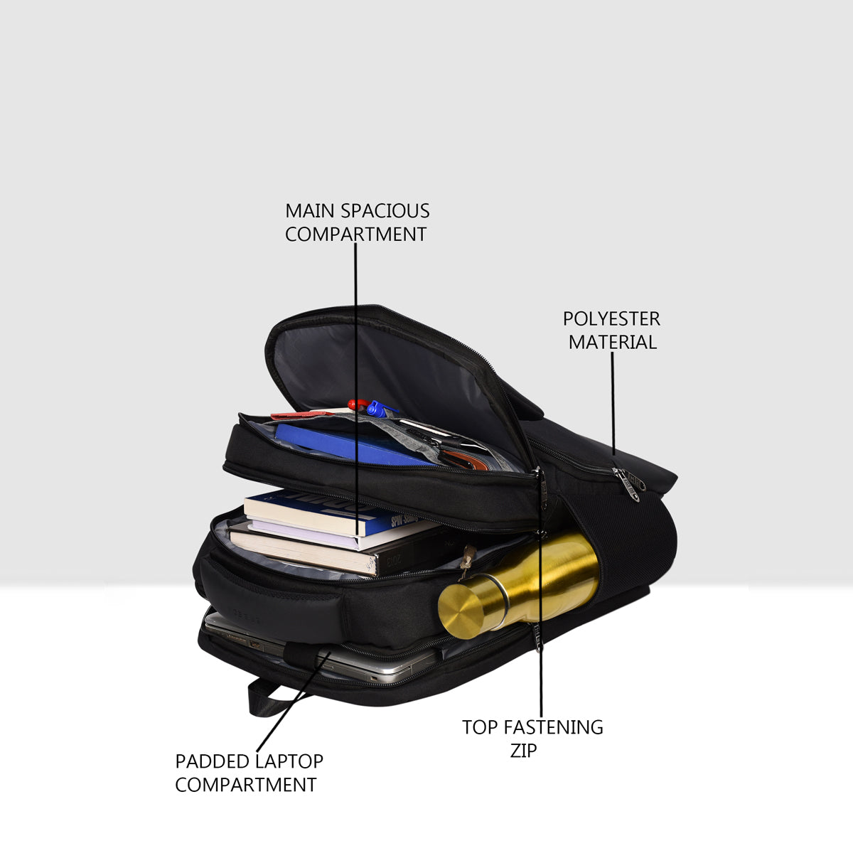 Structured Classic Traveller Backpack For Unisex