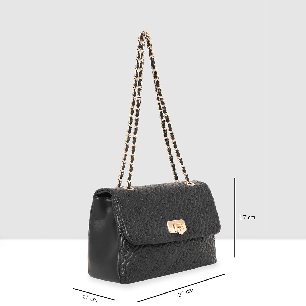 Classic Weave Flap Sling Bag