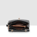 Classic Weave Flap Sling Bag