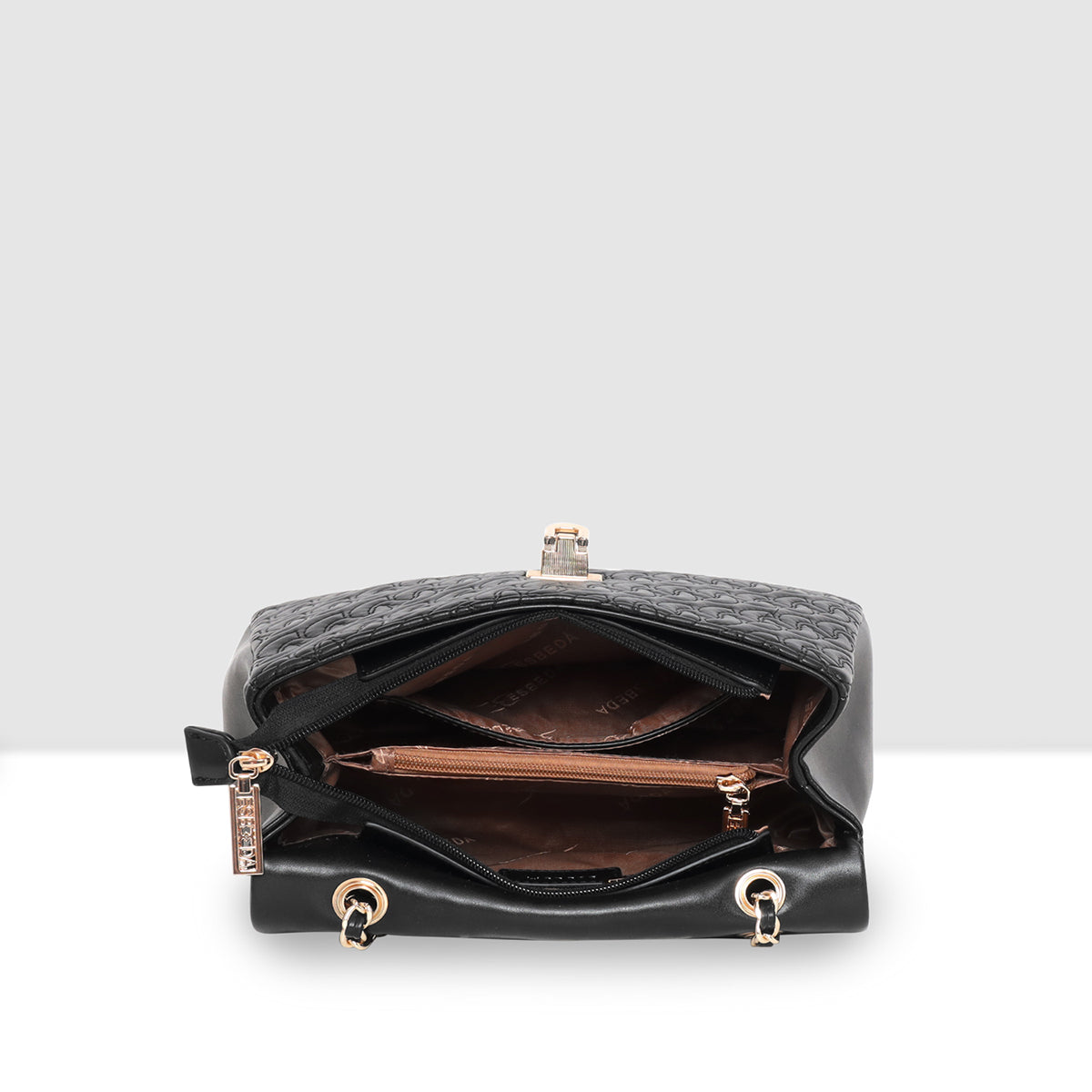 Classic Weave Flap Sling Bag