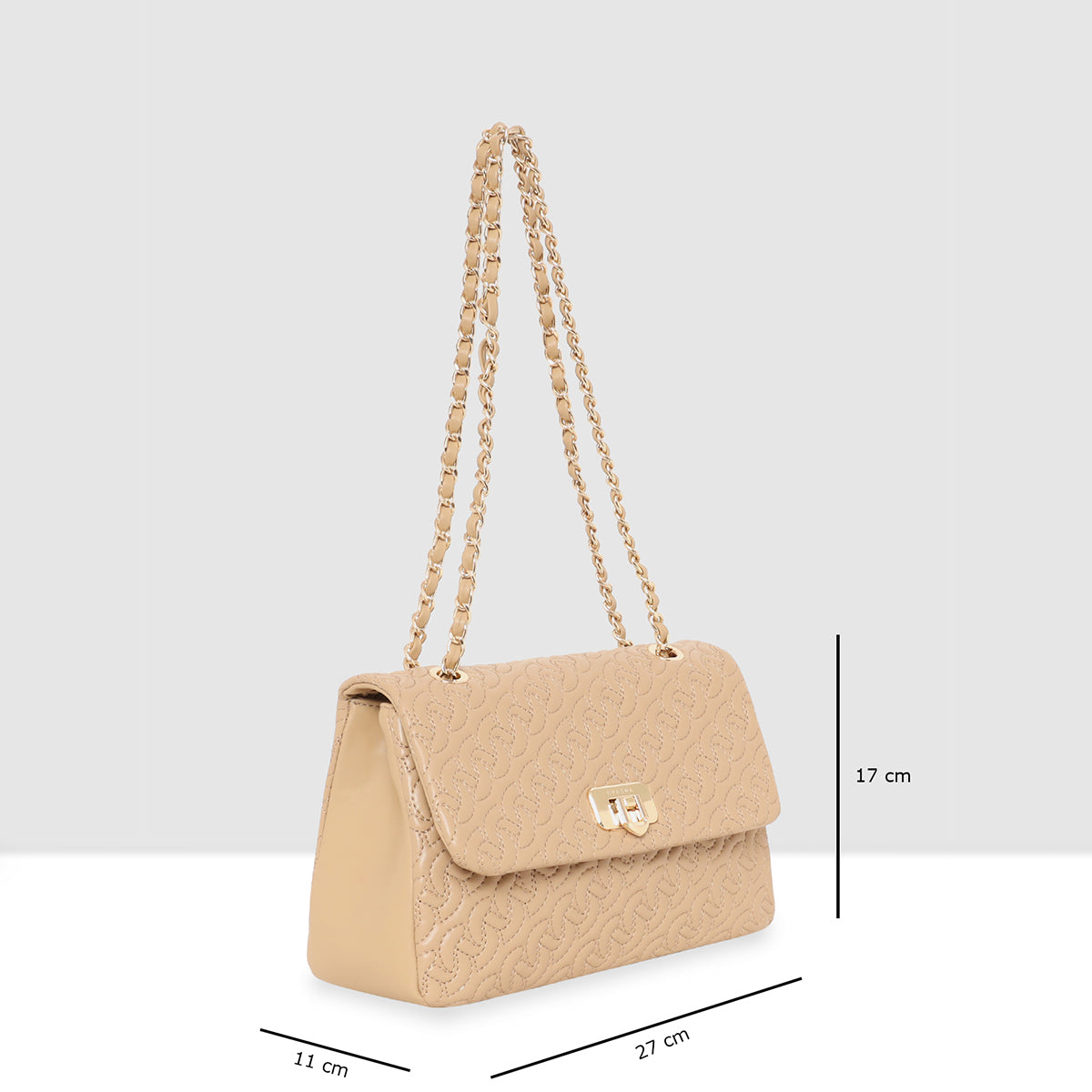 Classic Weave Flap Sling Bag