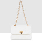 Classic Weave Flap Sling Bag