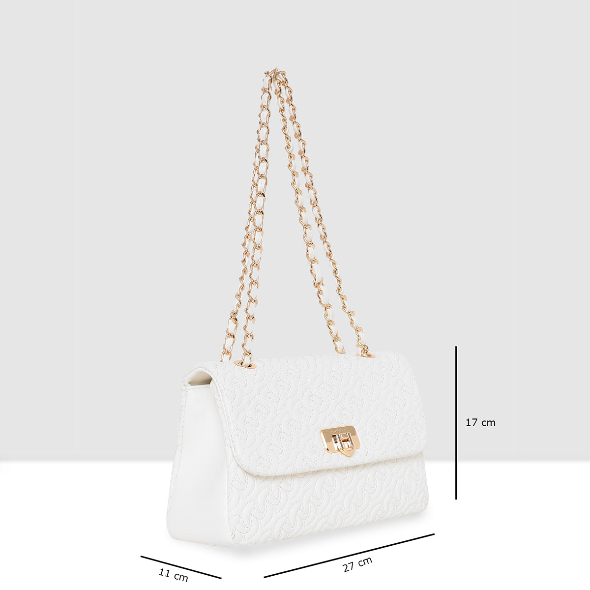 Classic Weave Flap Sling Bag