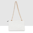 Classic Weave Flap Sling Bag