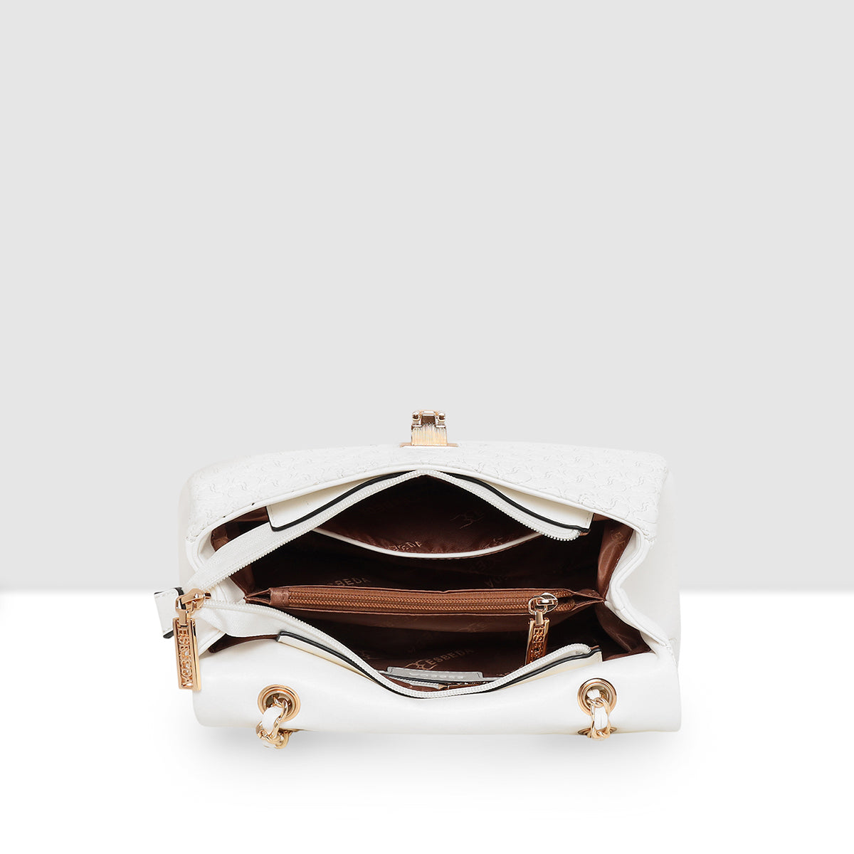 Classic Weave Flap Sling Bag