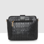 Embossed Pattern Logo Embossed Crossbody Bag For Womens