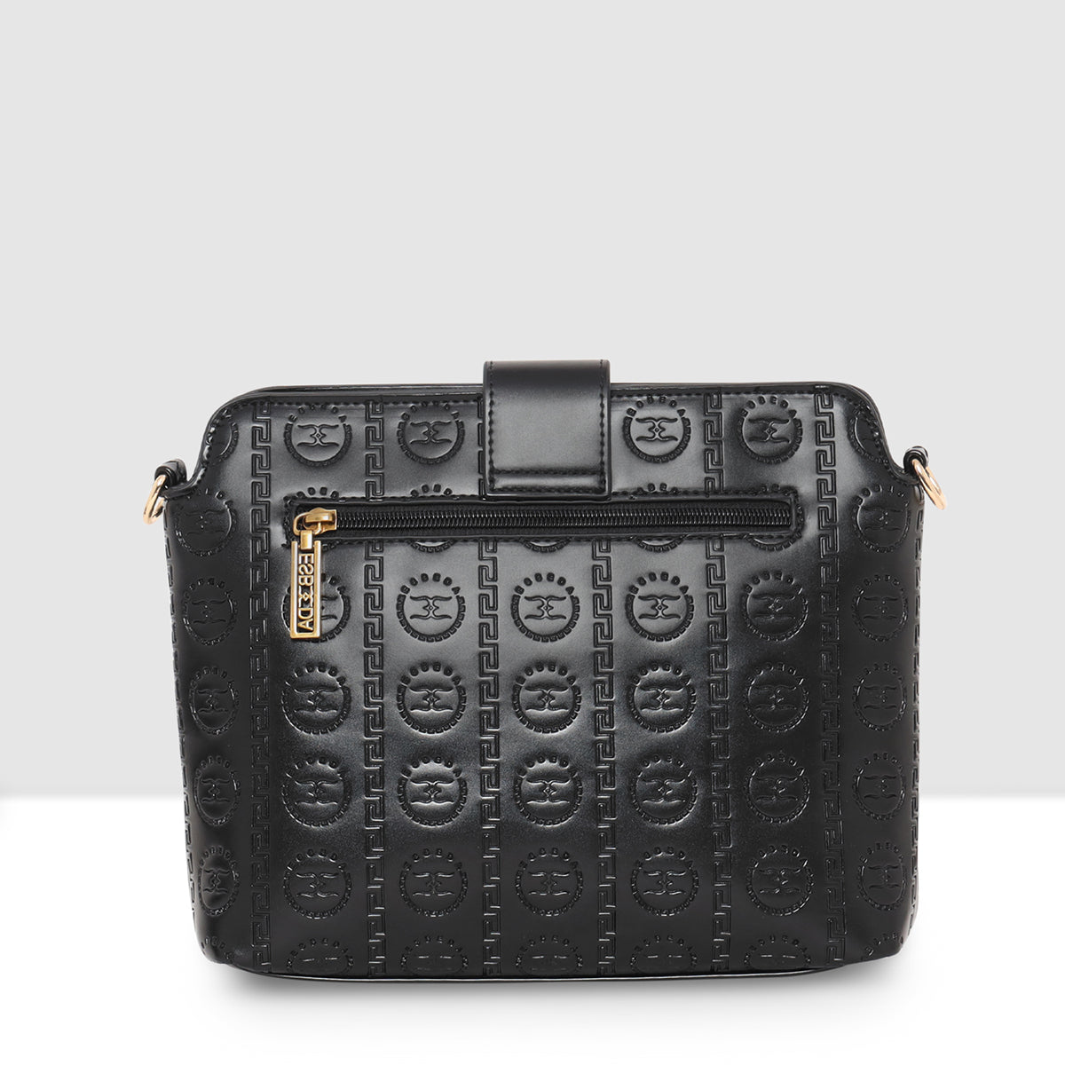 Embossed Pattern Logo Embossed Crossbody Bag For Womens