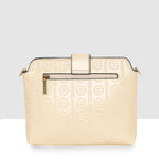Embossed Pattern Logo Embossed Crossbody Bag For Womens