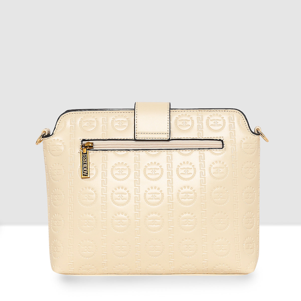 Embossed Pattern Logo Embossed Crossbody Bag For Womens