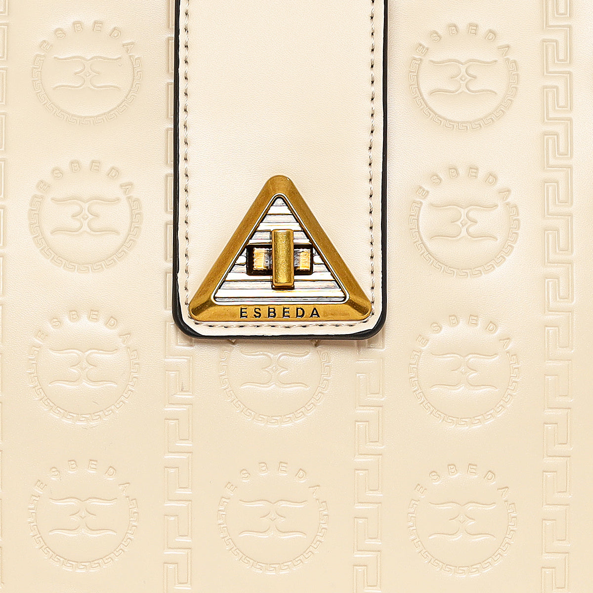 Embossed Pattern Logo Embossed Crossbody Bag For Womens
