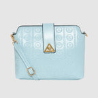 Embossed Pattern Logo Embossed Crossbody Bag For Womens