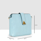 Embossed Pattern Logo Embossed Crossbody Bag For Womens