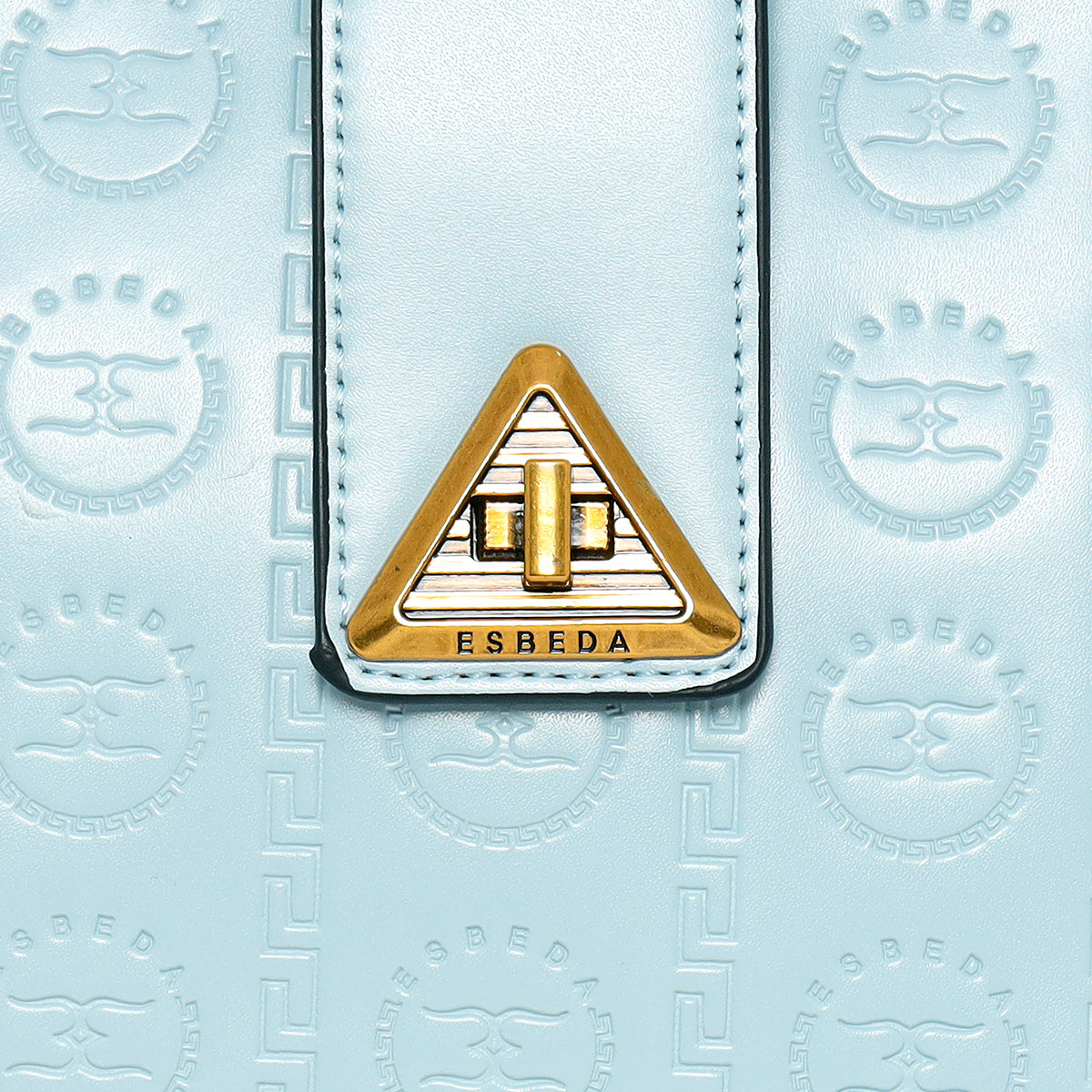 Embossed Pattern Logo Embossed Crossbody Bag For Womens