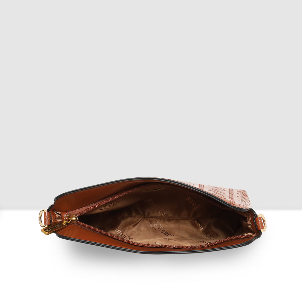 Embossed Pattern Logo Embossed Crossbody Bag For Womens