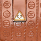 Embossed Pattern Logo Embossed Crossbody Bag For Womens