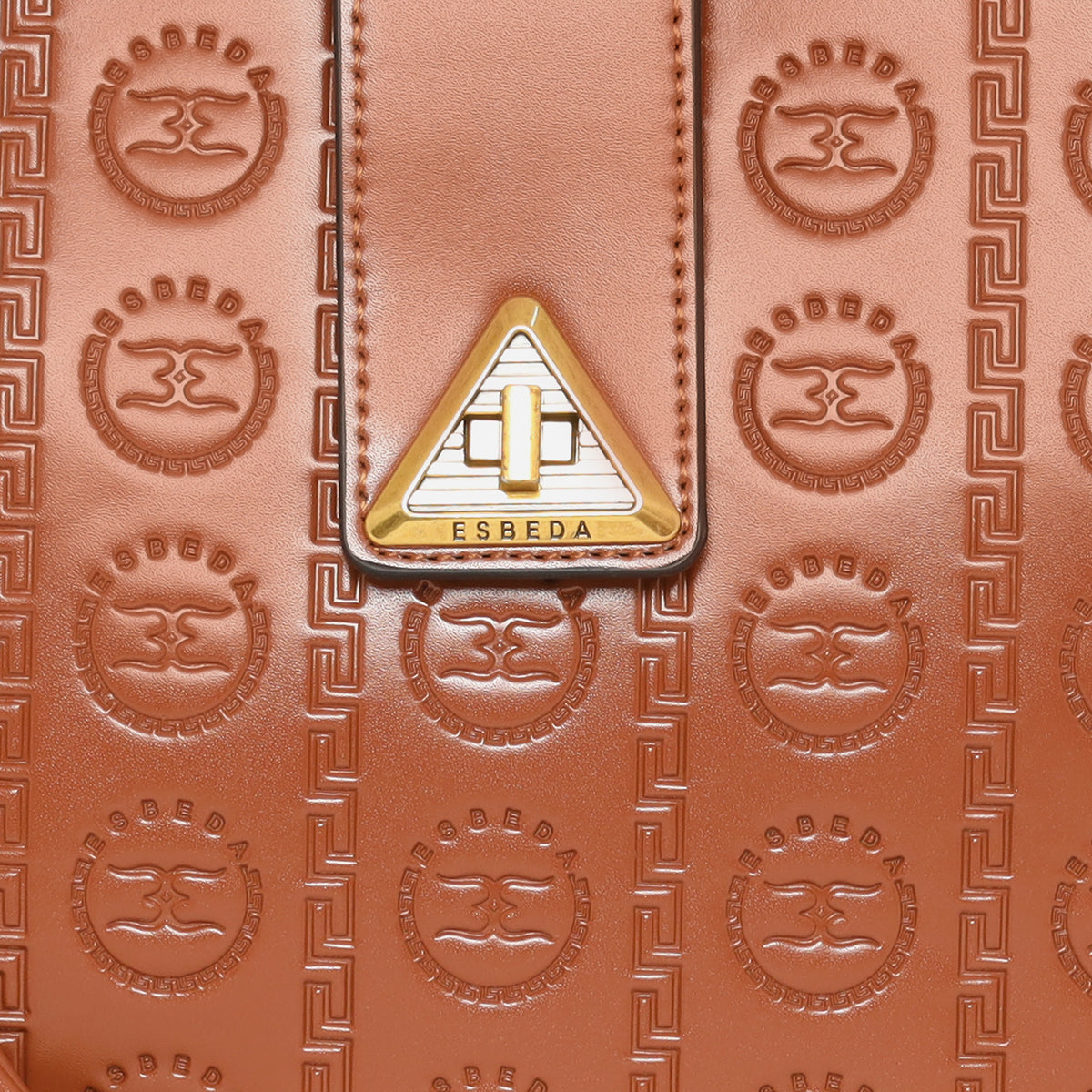 Embossed Pattern Logo Embossed Crossbody Bag For Womens