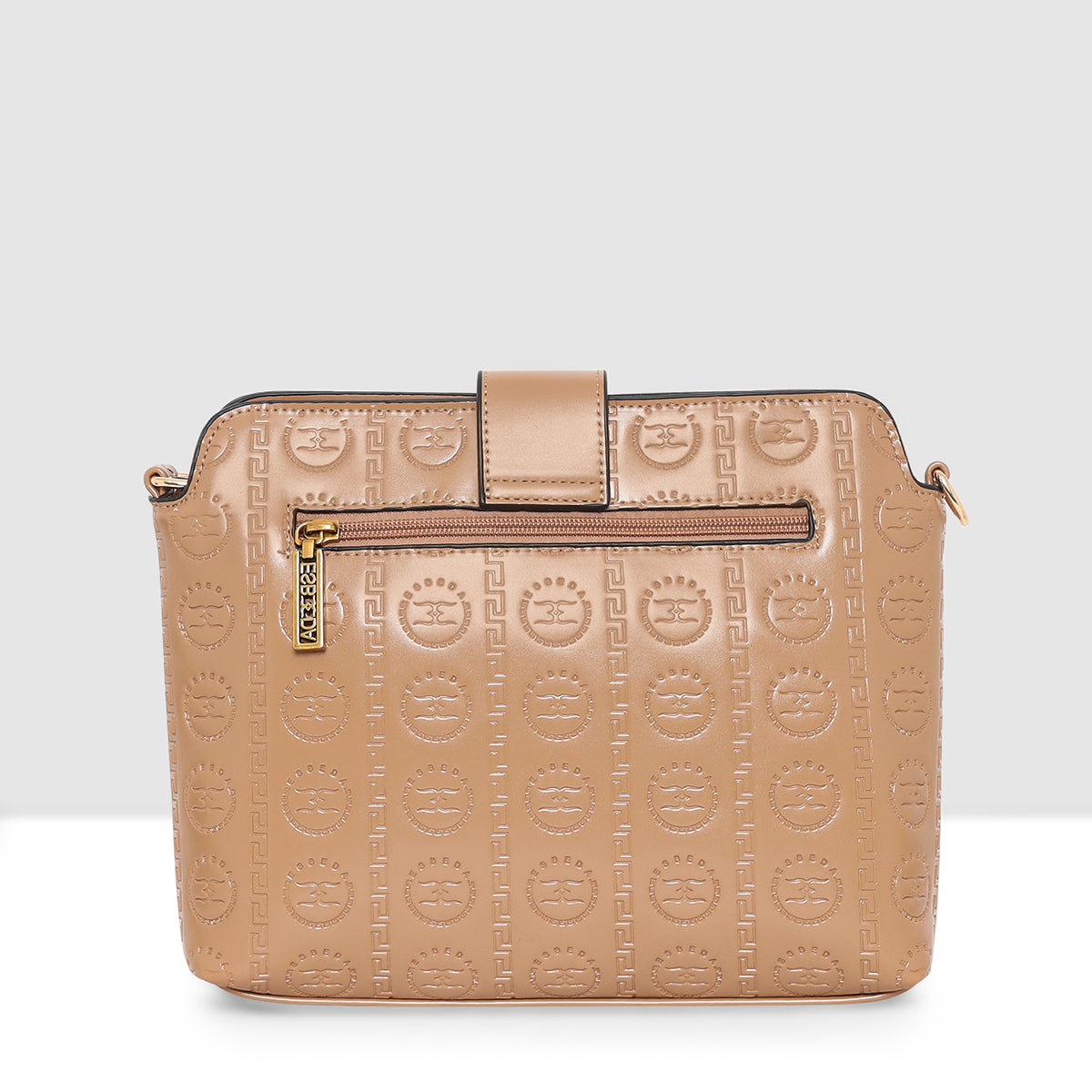 Embossed Pattern Logo Embossed Crossbody Bag For Womens