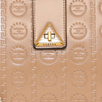 Embossed Pattern Logo Embossed Crossbody Bag For Womens