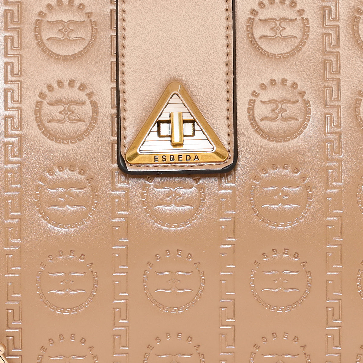 Embossed Pattern Logo Embossed Crossbody Bag For Womens