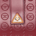 Embossed Pattern Logo Embossed Crossbody Bag For Womens