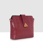 Embossed Pattern Logo Embossed Crossbody Bag For Womens