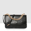 Embossed Croco Pattern Croc-Textured Chain Sling Bag For Womens