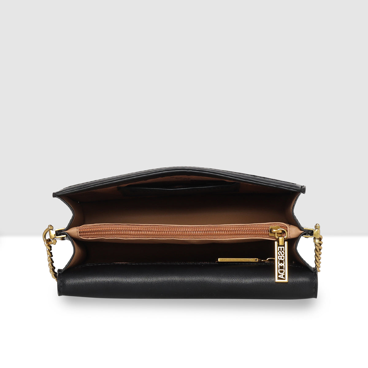 Monochrome  Embroidered Sling Bag For Womens
