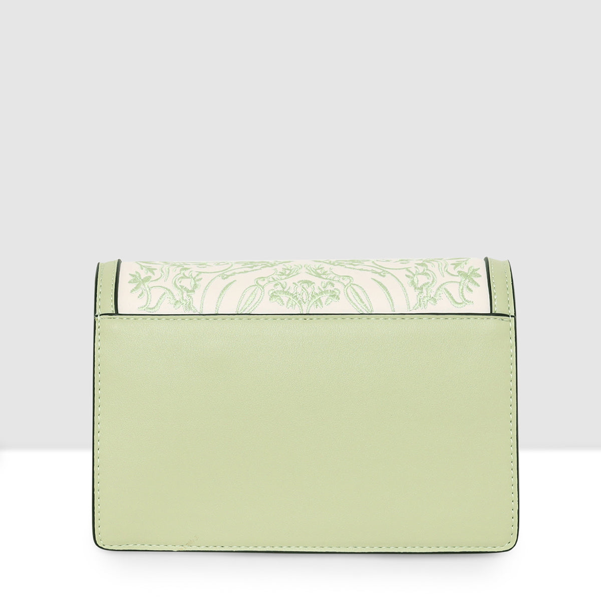 Monochrome  Embroidered Sling Bag For Womens