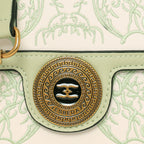 Monochrome  Embroidered Sling Bag For Womens