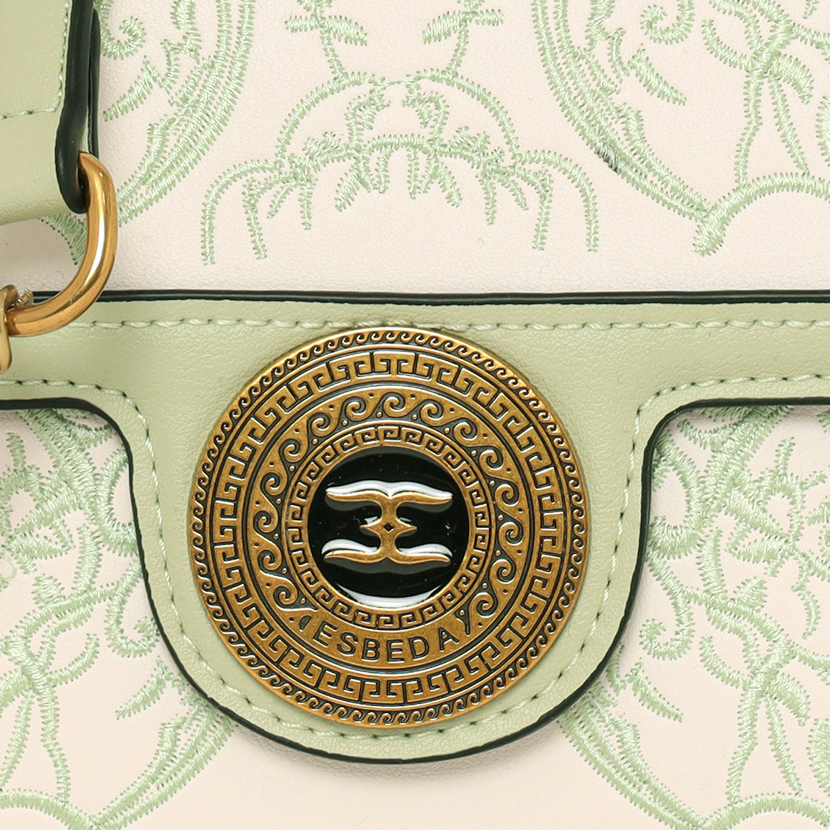 Monochrome  Embroidered Sling Bag For Womens