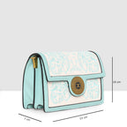 Monochrome  Embroidered Sling Bag For Womens