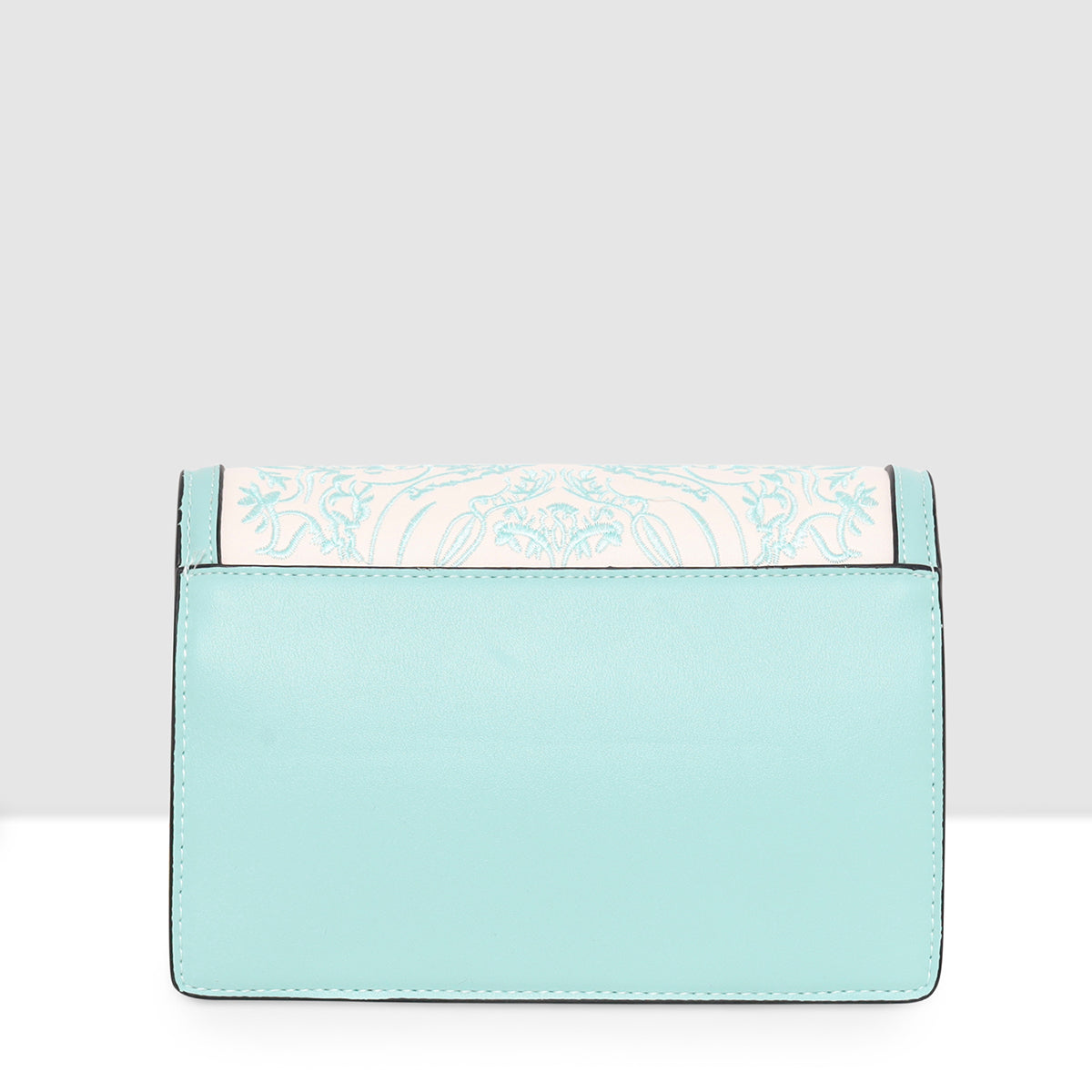 Monochrome  Embroidered Sling Bag For Womens