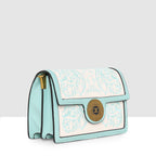 Monochrome  Embroidered Sling Bag For Womens