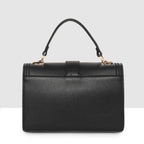 Floral Embroidery Structured Handbag For Womens