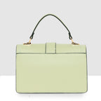 Floral Embroidery Structured Handbag For Womens