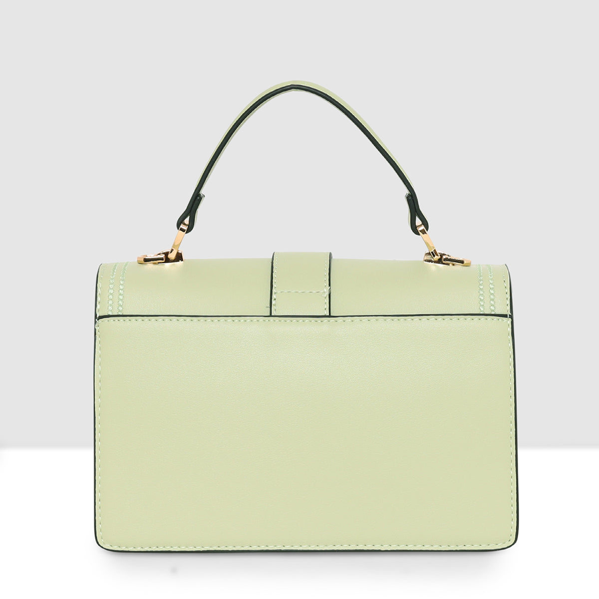 Floral Embroidery Structured Handbag For Womens