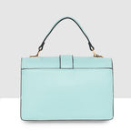 Floral Embroidery Structured Handbag For Womens