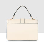 Floral Embroidery Structured Handbag For Womens