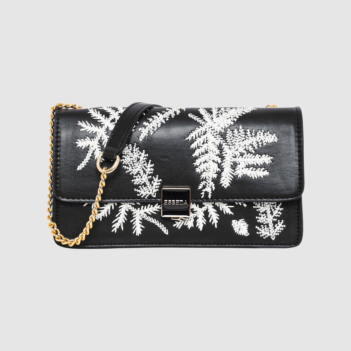 Leaf Embroidery Crossbody Sling bag For Womens Main image