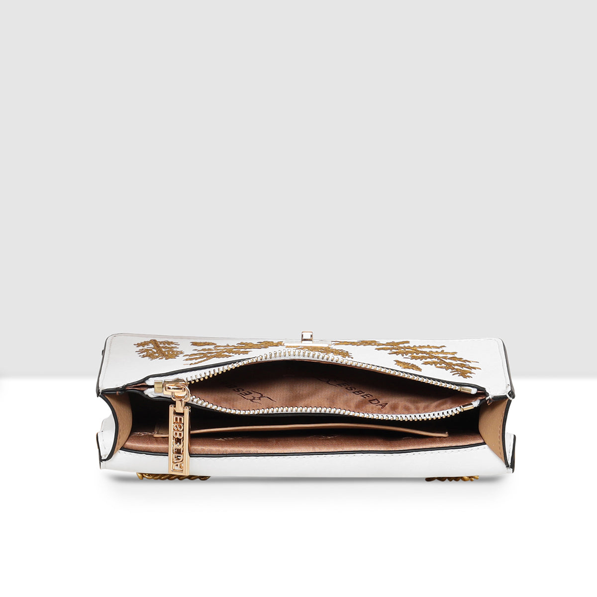 Leaf Embroidery Crossbody Sling bag For Womens