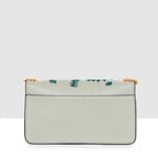 Leaf Embroidery Crossbody Sling bag For Womens