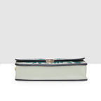 Leaf Embroidery Crossbody Sling bag For Womens