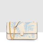 Leaf Embroidery Crossbody Sling bag For Womens