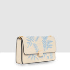 Leaf Embroidery Crossbody Sling bag For Womens