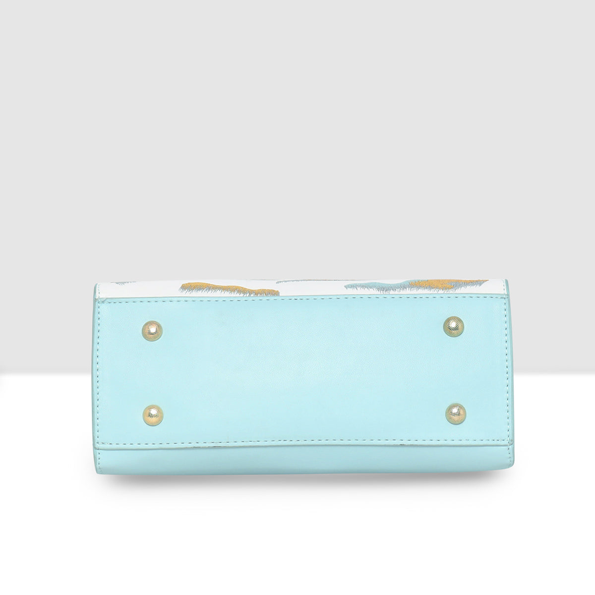 Embroidery Pattern Artistic Top-Handle Handbag For Womens