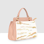 Embroidery Pattern Artistic Top-Handle Handbag For Womens