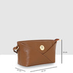 Elegant Cross-fold Design Sling Bag For Womens