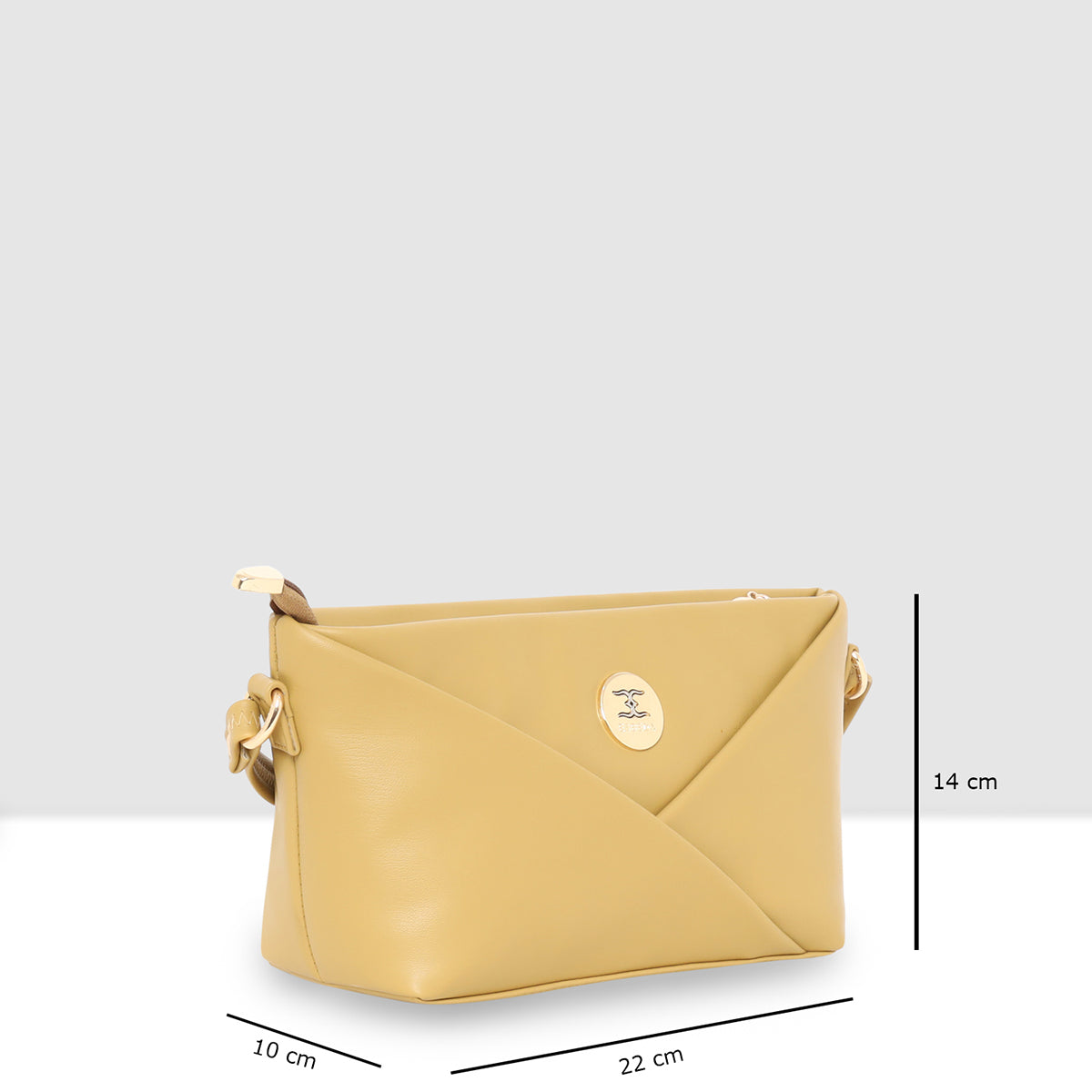 Elegant Cross-fold Design Sling Bag For Womens